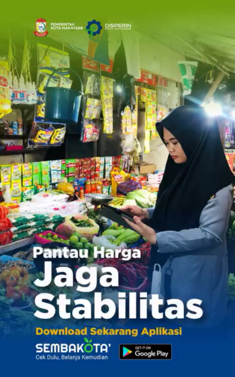Pemantauan Harga Pasar Disperin Kota Makassar