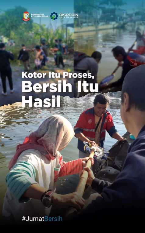 Jumat pagi ini, pegawai Dinas Perdagangan Kota Makassar turun langsung melaksanakan Jumat Bersih di Jl. Nuri Baru, Kelurahan Tamarunang, Kecamatan Mariso.

Kegiatan ini dilaksanakan sesuai instruksi Wali Kota Makassar sebagai bagian dari Program Prioritas Penataan Kanal, menuju kawasan bebas sampah dan sentra baru ekoturisme.

Karena kota yang bersih, dimulai dari warganya yang peduli.