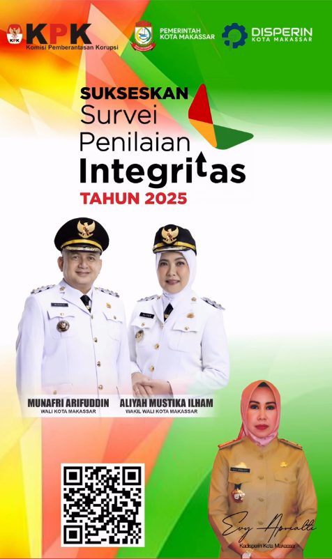 Mariki sukseskan Survei Penilaian Integritas 2025!

Suaramu penting untuk wujudkan pelayanan publik yang bersih, transparan, dan berintegritas.